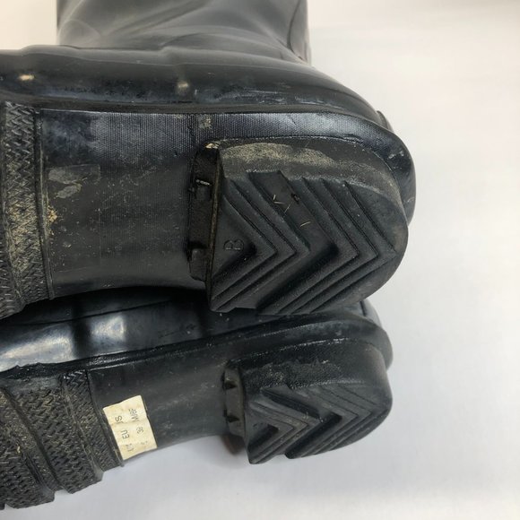 Hunter Boots Original Gloss Tall Black Rain Boots Women's Size 8 - Picture 10 of 10